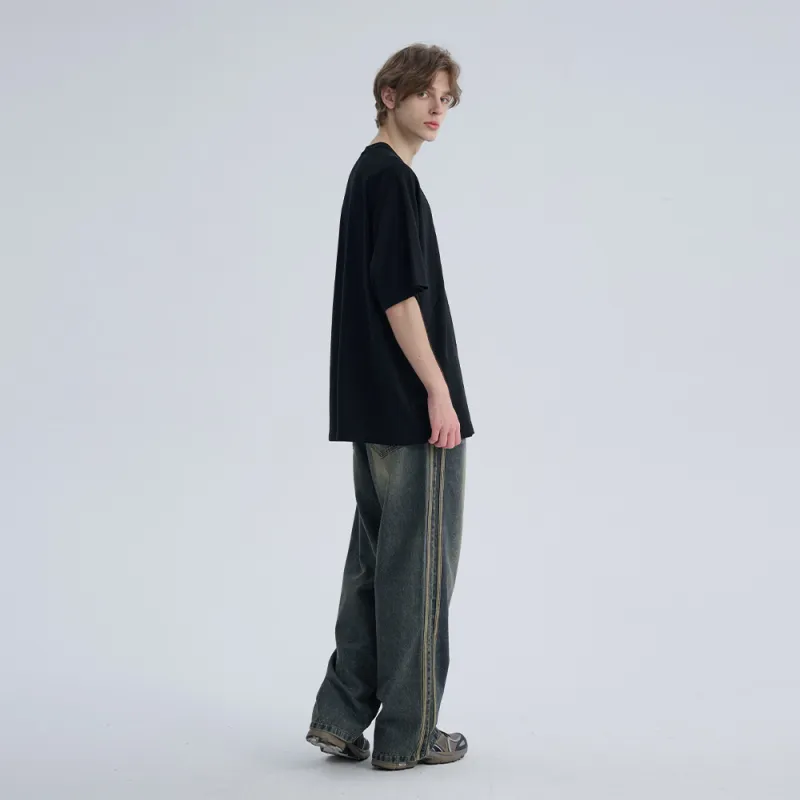 Heartboon Jeans Unisex Dark Blue-4