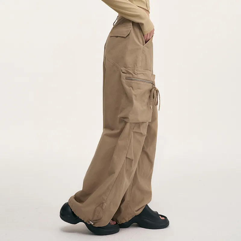Heartboon Cargo Pants Women's Khaki-5