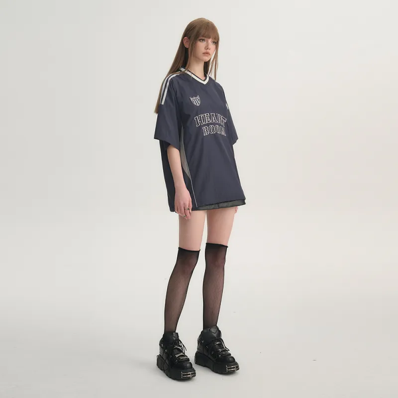 Heartboon T-Shirt Unisex Navy Blue-3