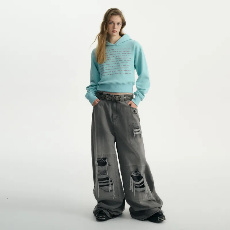 Heartboon Jeans Unisex Gray-10