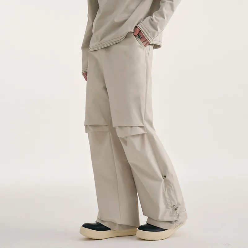 Heartboon Casual Pants Unisex Ecru-4