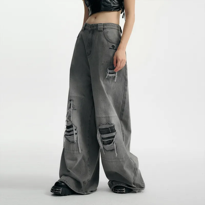 Heartboon Jeans Unisex Gray-8
