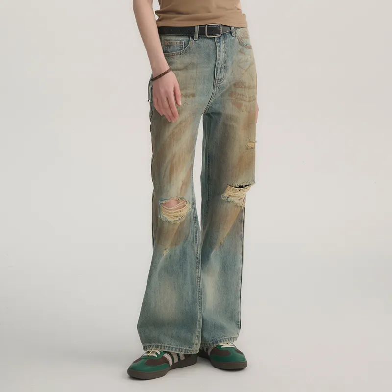 Heartboon Jeans Unisex Denim Blue-2