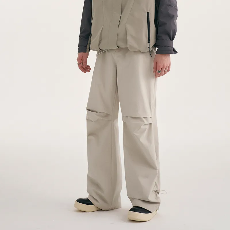 Heartboon Casual Pants Unisex Ecru-3