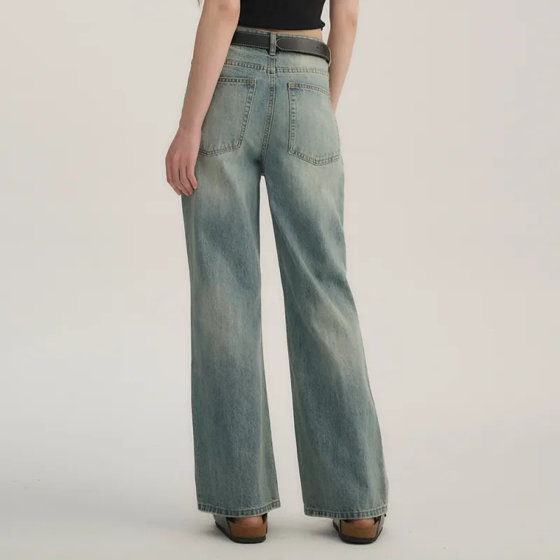 Heartboon Jeans Unisex Denim Blue-5