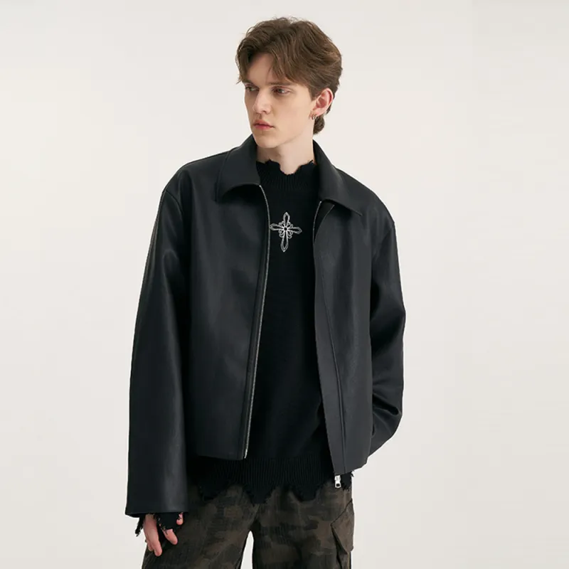 Heartboon Jackets Coats Unisex Black-4