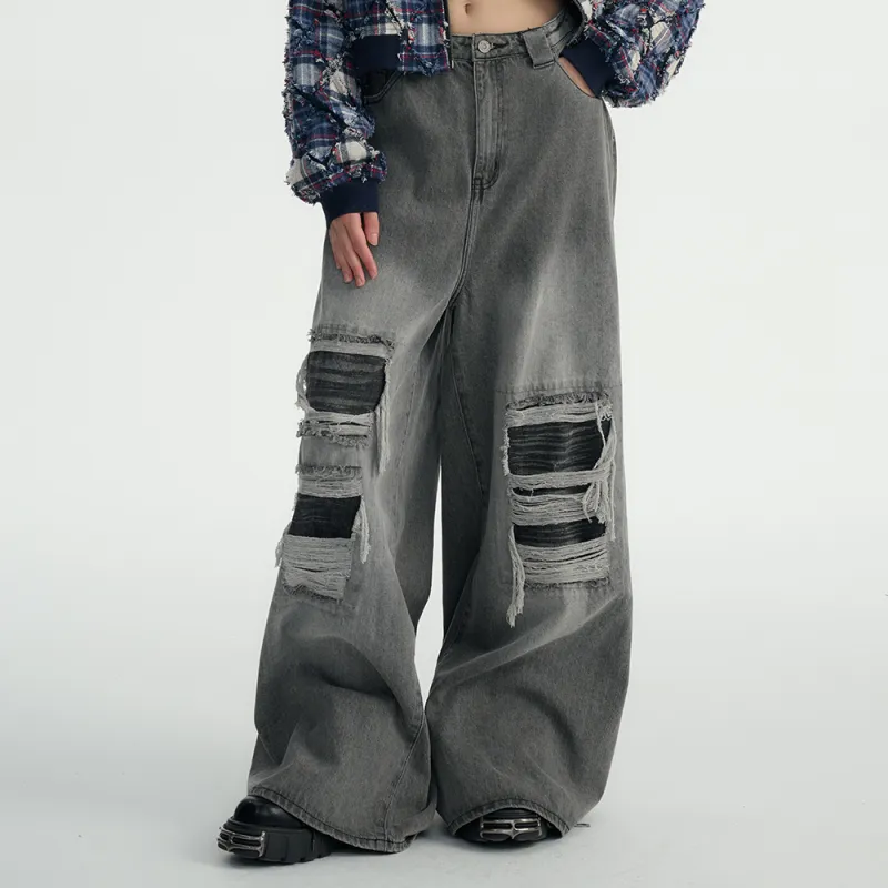 Heartboon Jeans Unisex Gray-15