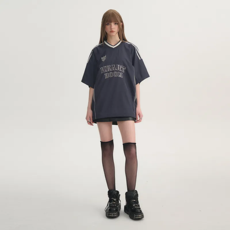 Heartboon T-Shirt Unisex Navy Blue-5