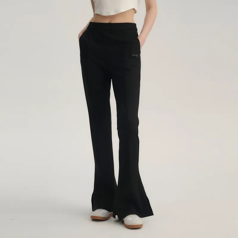 Heartboon Casual Pants Women's Black-4