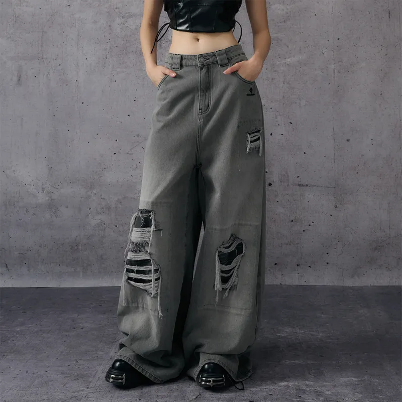 Heartboon Jeans Unisex Gray-13