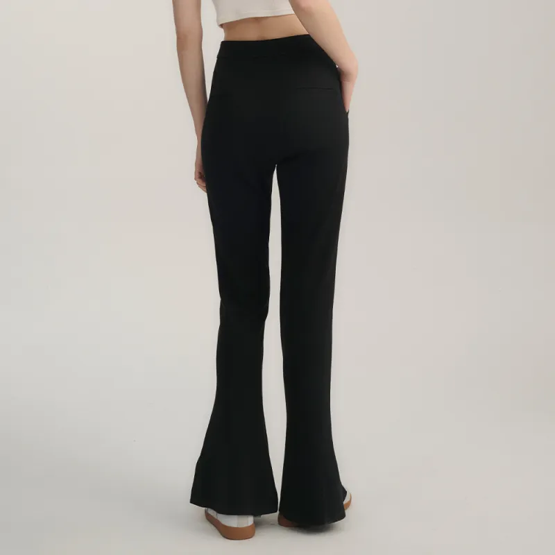 Heartboon Casual Pants Women's Black-6