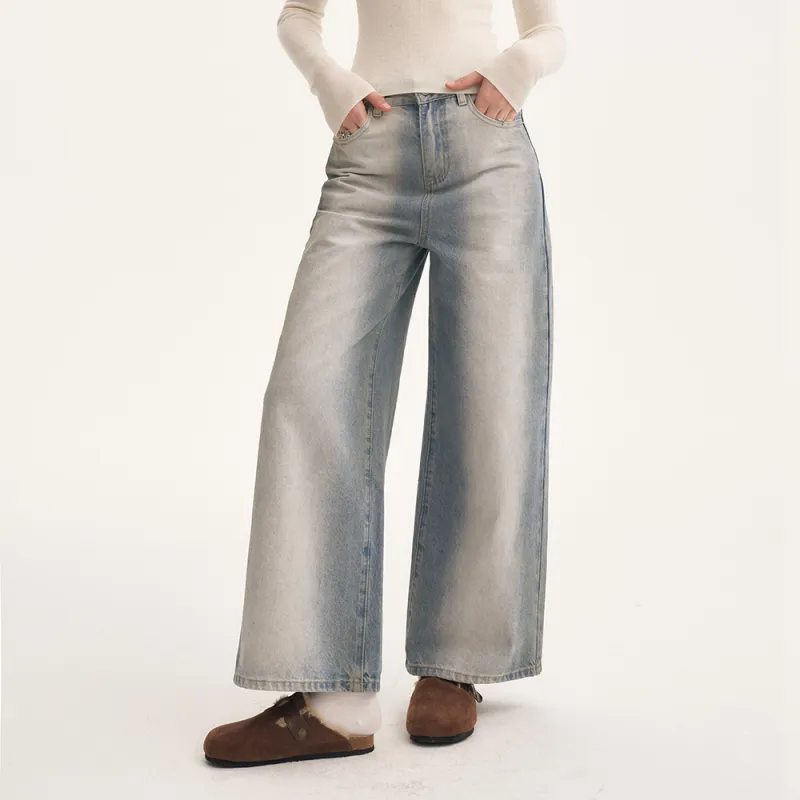 Heartboon Jeans Unisex Light Blue-2
