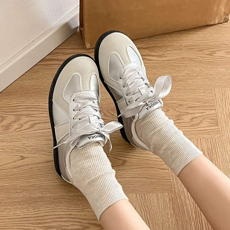 TUOPIN Anti Slip Wear Resistant Low Top Skateboard Shoes Women's-12