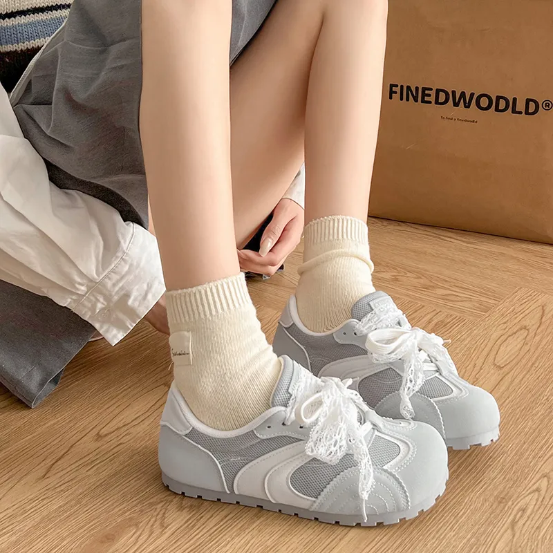 TUOPIN Anti Slip Wear Resistant Low Top Skateboard Shoes Women's-10
