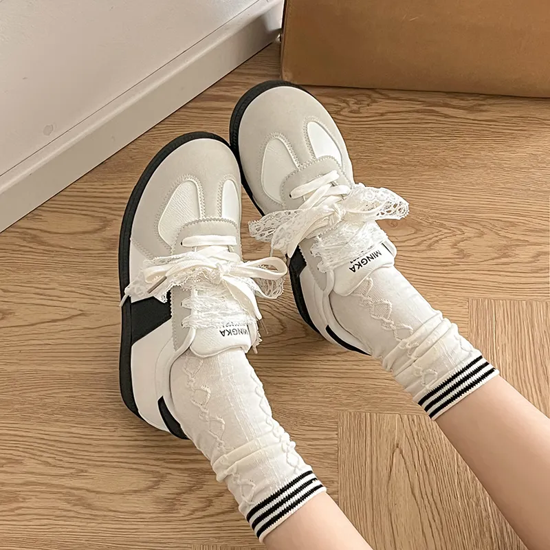 TUOPIN Non slip Lightweight Low Top Skateboard Shoes Women's-9