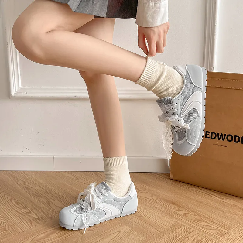 TUOPIN Anti Slip Wear Resistant Low Top Skateboard Shoes Women's-8