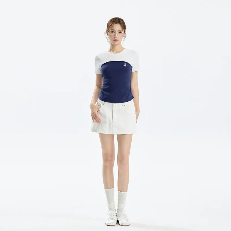 INSLIISA T Shirts Women's White-4