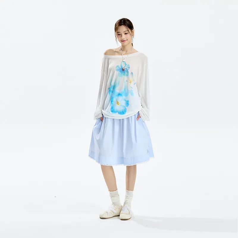 INSLIISA T Shirts Women's White-2