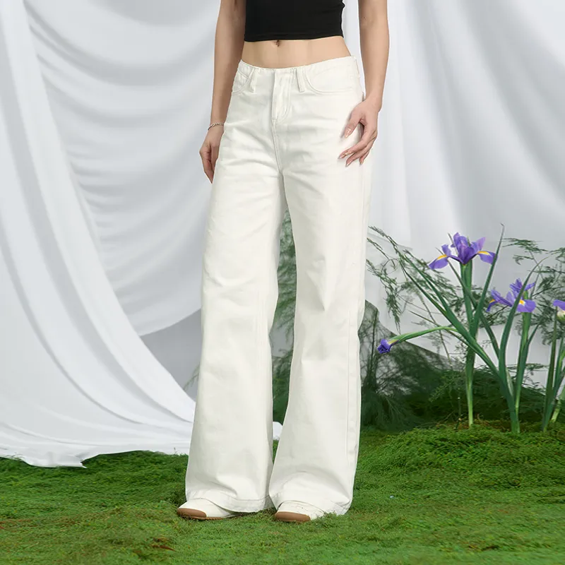 INSLIISA Jeans Women's White-4