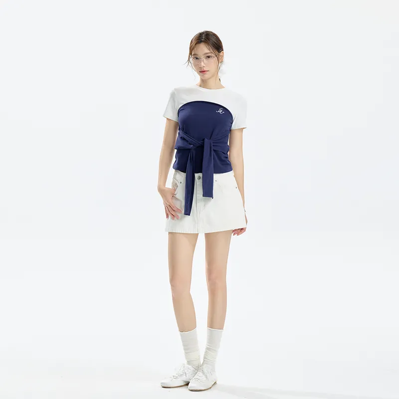 INSLIISA T Shirts Women's White-3