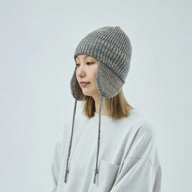 The MAD HATcher Wool Blend Knitted Ear Warmer Beanie Unisex-1