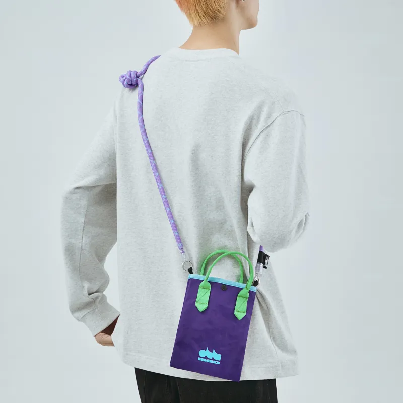 The MAD HATcher Polyamide Small Handbag Crossbody Backpack Cell Phone Pouch Small Size Unisex Multicolor-22