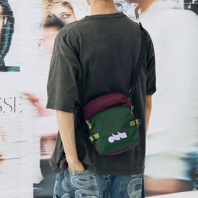 The MAD HATcher Polyamide Crossbody Bag Unisex Multicolor-18