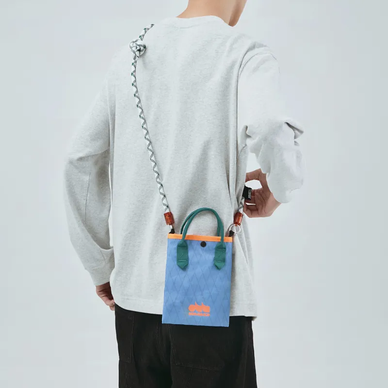 The MAD HATcher Polyamide Small Handbag Crossbody Backpack Cell Phone Pouch Small Size Unisex Multicolor-15