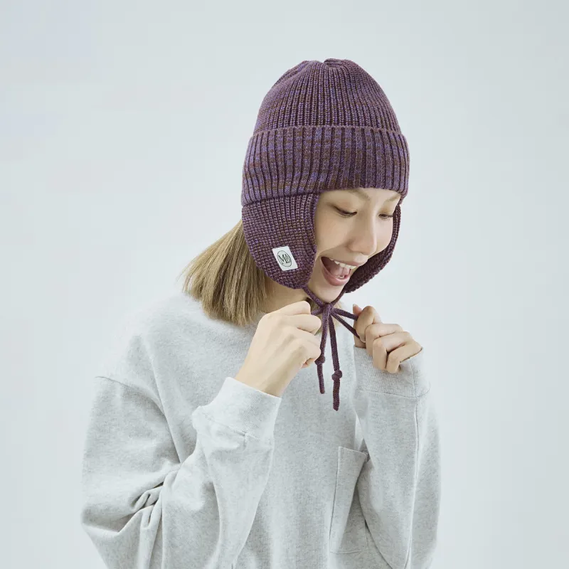 The MAD HATcher Wool Blend Knitted Ear Warmer Beanie Unisex-9