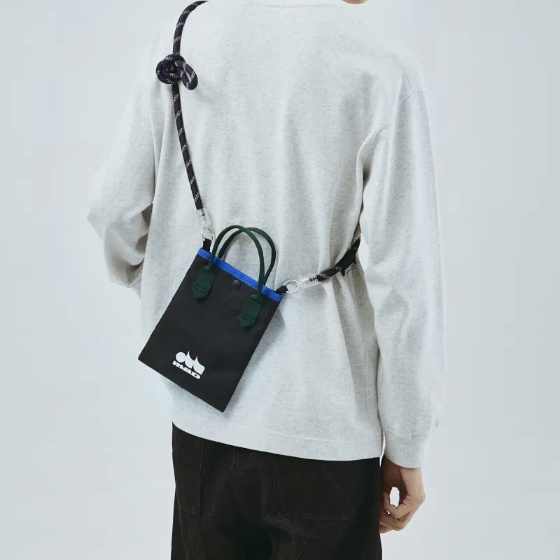 The MAD HATcher Polyamide Small Handbag Crossbody Backpack Cell Phone Pouch Small Size Unisex Multicolor-3