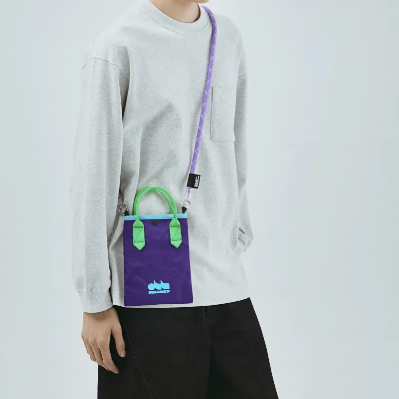 The MAD HATcher Polyamide Small Handbag Crossbody Backpack Cell Phone Pouch Small Size Unisex Multicolor-21