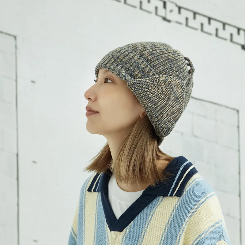 The MAD HATcher Wool Blend Knitted Ear Warmer Beanie Unisex-6