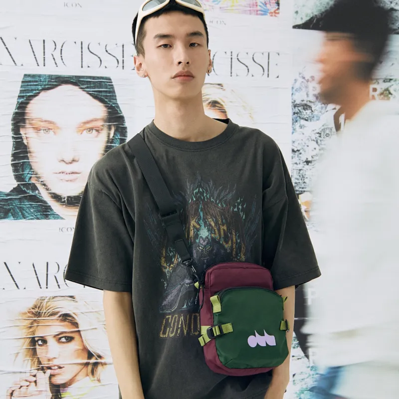The MAD HATcher Polyamide Crossbody Bag Unisex Multicolor-17