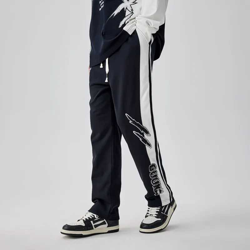 Guuka Casual Pants Men Black-4
