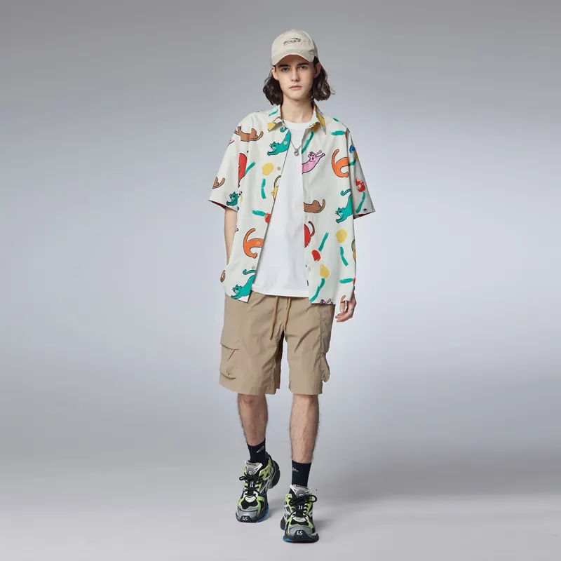 Guuka Short Sleeved Shirt Unisex White-4