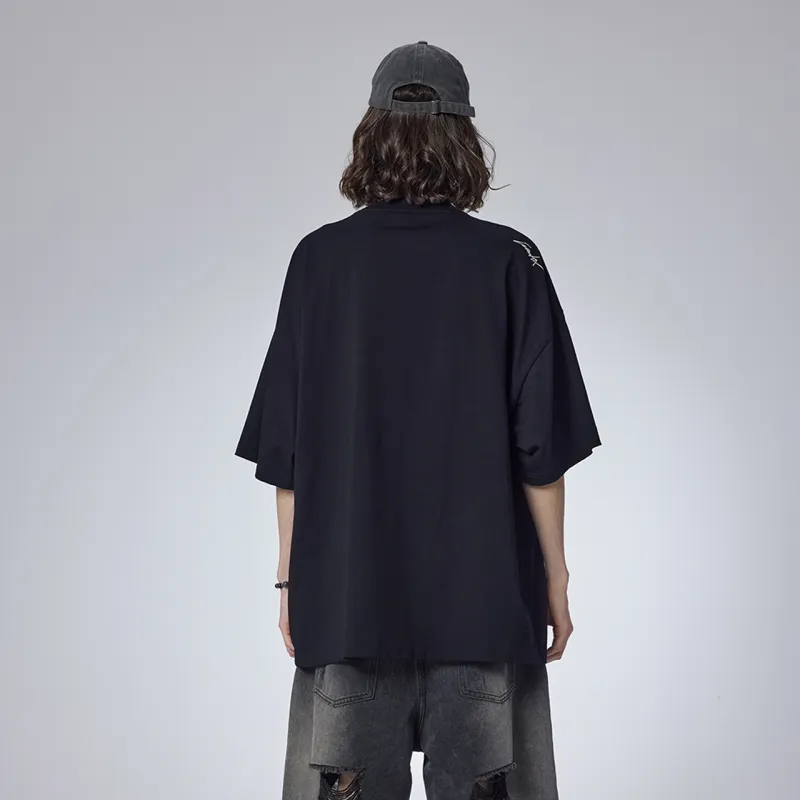 Guuka Short Sleeved T Shirts Unisex Black-6