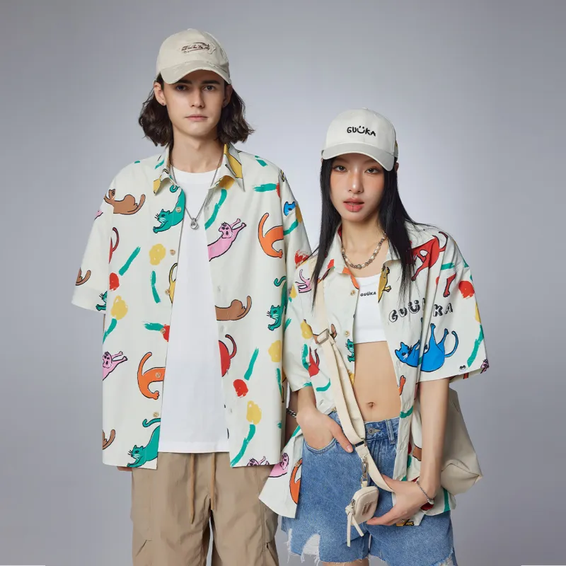 Guuka Short Sleeved Shirt Unisex White-2