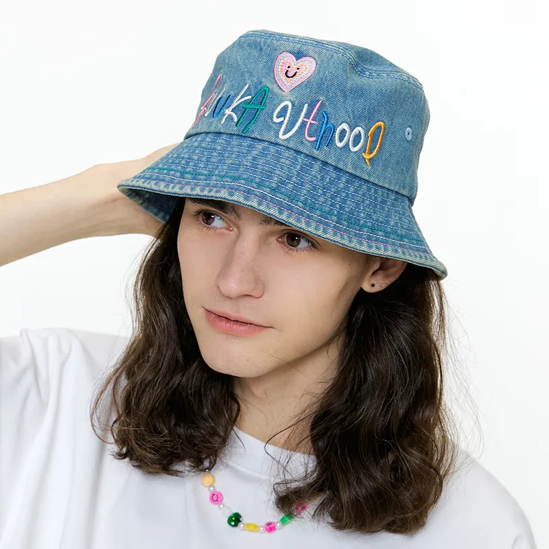 Guuka Cotton Bucket Hats Unisex-4