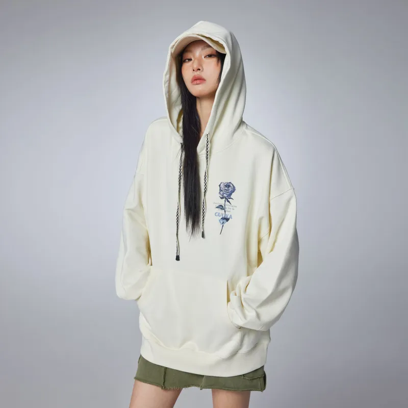 Guuka Heavyweight Hoodie Men's Cotton Unisex White-2