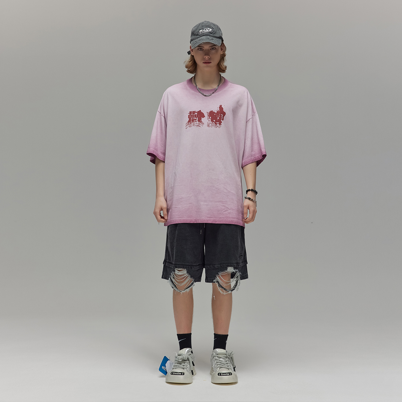 Guuka T-Shirts Men Pink M - POIZON