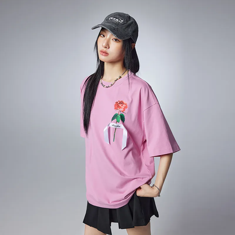Guuka Short Sleeved T Shirts Unisex Cream White-23