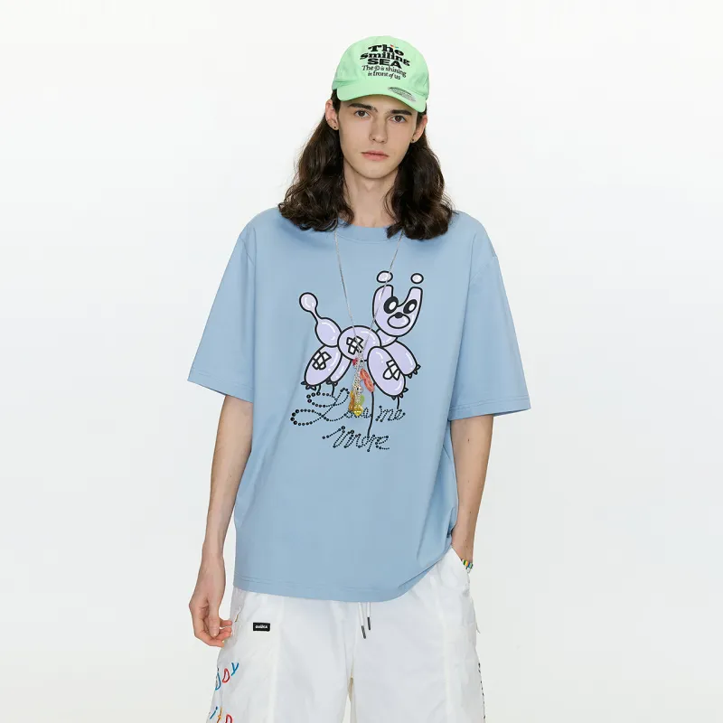 Guuka T Shirts Unisex Pink Blue-3