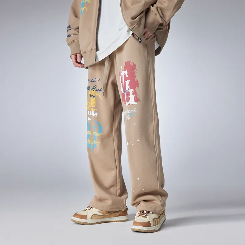 Guuka Casual Pants Men Khaki-4