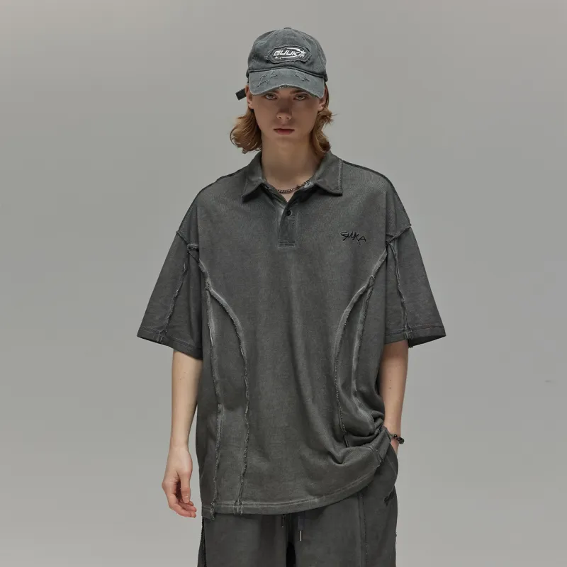 Guuka Polo Shirts Men Gray-4