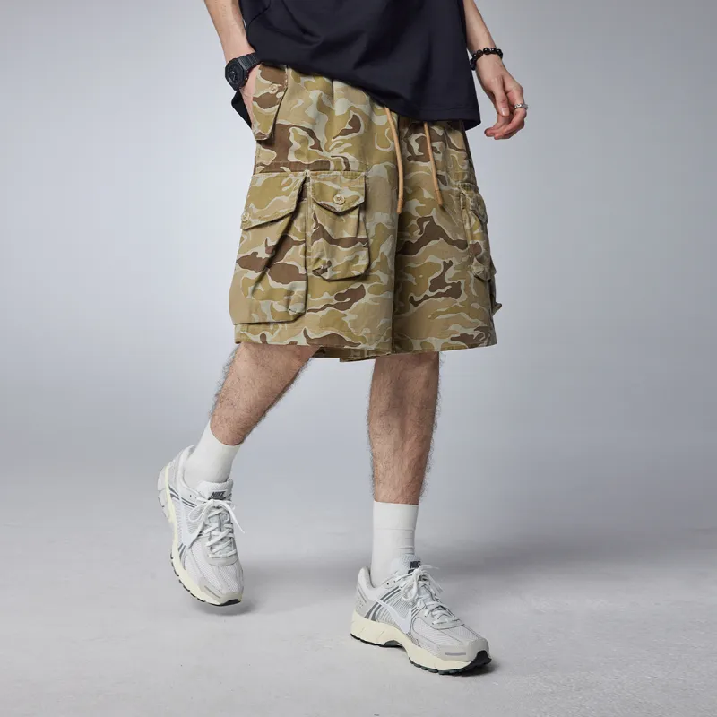 Guuka Knee Length Pants Men's Khaki-7