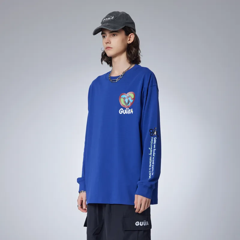 Guuka Long Sleeved T Shirt Unisex Neon Yellow-31