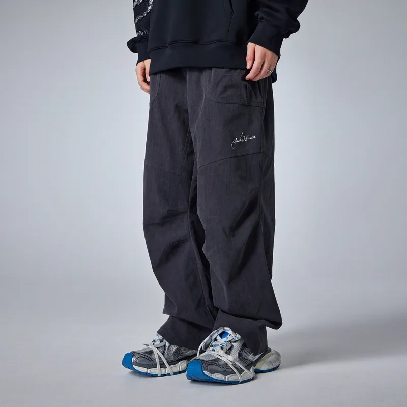 Guuka Casual Pants Unisex Dark Gray-2