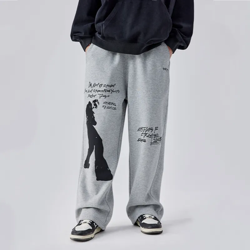 Guuka Casual Pants Men Heather Gray-4
