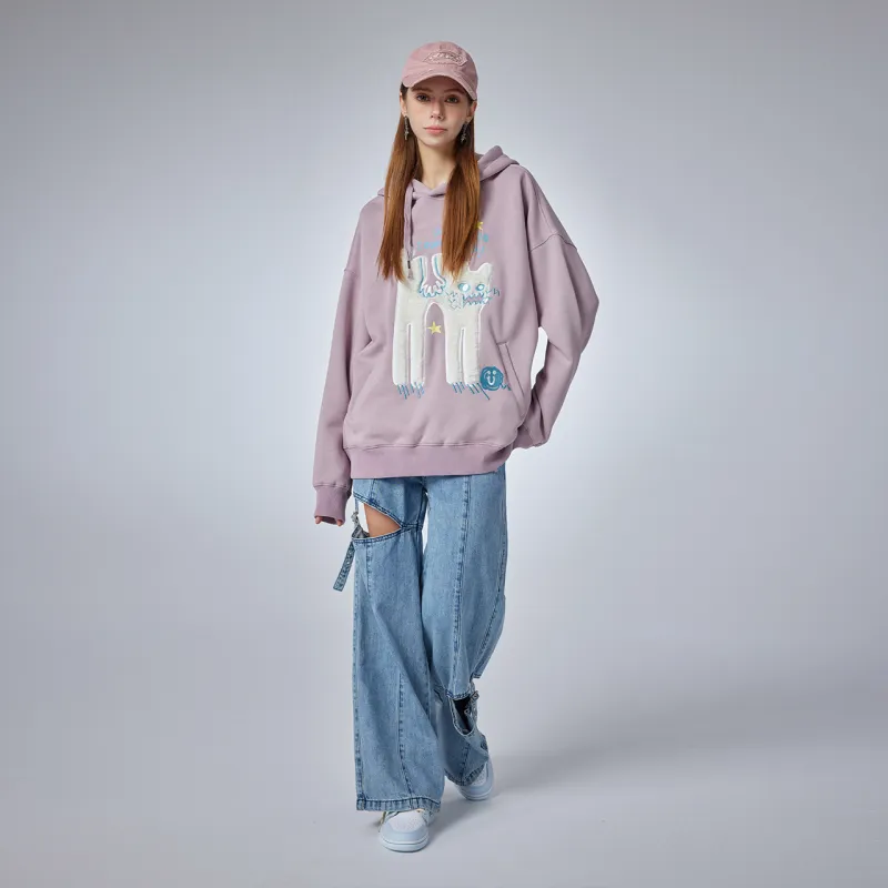 Guuka Sweatshirt Unisex Dark Pink-3