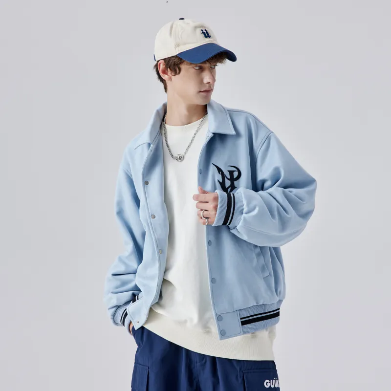 Guuka Baseball Jerseys Men Light Blue-2